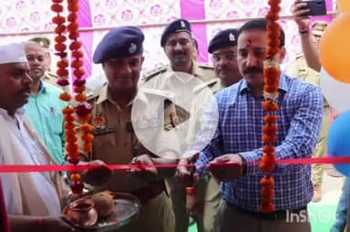 हाथरस: हाथ.जंक्शन थाने में मिशन शक्ति केंद्र का उद्घाटन डीएम व एसपी ने फीता काटकर किया, महिला उत्पीड़न का निस्तारण होगा