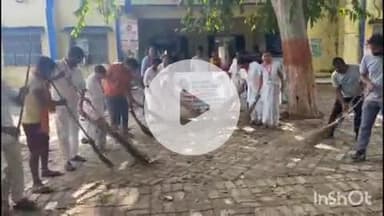 करपी: करपी सामुदायिक स्वास्थ्य केंद्र में स्वच्छता ही सेवा पर्व पर बीडीओ के नेतृत्व में सफाई अभियान चलाया गया