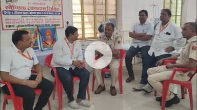 भुसावर: भुसावर में आयोजित रक्तदान शिविर में 40 रक्तवीरों ने किया रक्तदान