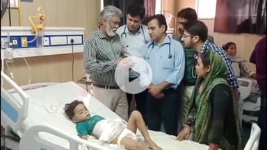 चूरू: मेडिकल कॉलेज के गर्ल्स हॉस्टल की चौथी मंजिल से गिरा 7 वर्षीय बालक, प्रिंसिपल ने बचाई उसकी जान