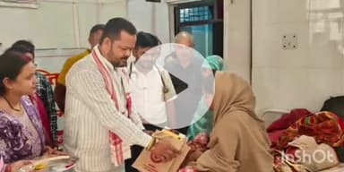 ब्यौहारी: विधायक ने नव जन्मी बालिकाओं को बेबी किट वितरित किए