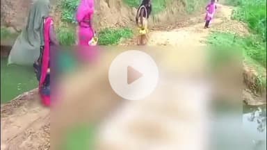 गोपद बनास: ग्राम घुघुटा में निर्माणाधीन पुल में फंसने से एक गौ माता की मौत