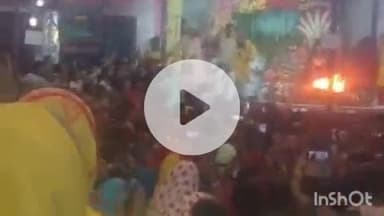 मानसी: बलहा के दुर्गा मंदिर में श्रीमद् भागवत कथा महोत्सव के पांचवें दिन श्रद्धालुओं की उमड़ी भीड़