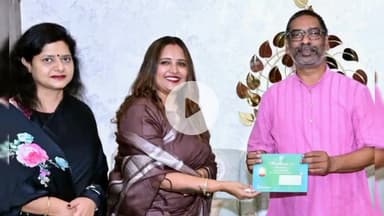 नामकुम: कांके रोड स्थित सीएम आवास में जेसोवा के प्रतिनिधिमंडल ने सीएम से मुलाकात की