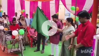 छिबरामऊ: विकासखंड कार्यालय में विधायक अर्चना पांडे ने मुख बदीर बच्चों को उपकरण वितरित किए