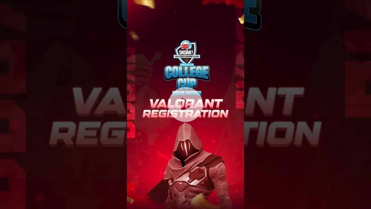 Valorant tournament for Delhi NCR Colleges! - Skoar College Cup 🔥 #valorant #valoranttournament