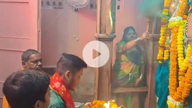 खंडवा नगर: मां नवचंडी देवी धाम में पंच मशाल जोत महाककड़ा आरती का आयोजन हुआ