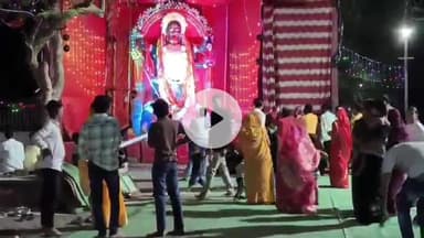 बीना: बीना में शारदीय नवरात्रि की धूम, पश्चिम रेलवे कॉलोनी सहित एक दर्जन जगह विराजीं मां महाकाली