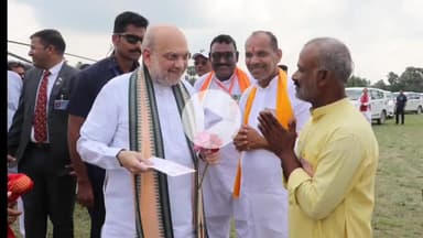 समस्तीपुर: सराय रंजन प्रखंड के नरघोघि इंजीनियरिंग कॉलेज में केंद्रीय गृह मंत्री ने 8 जिलों के नेताओं के साथ की बैठक