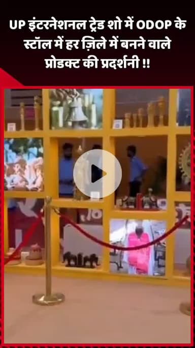 दादरी: UP इंटरनेशनल ट्रेड शो में ODOP के स्टॉल में हर ज़िले में बनने वाले उत्पादों की प्रदर्शनी