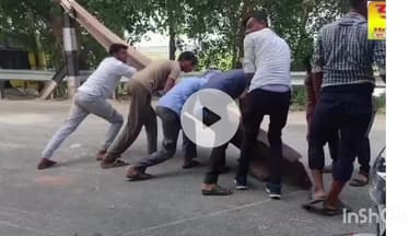 कलान: कोला पुल पर लोहे का गार्डर टूटकर नीचे गिरा, टला बड़ा हादसा