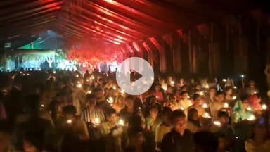 खंडवा नगर: सियाराम चौक पर माता महाकाली की काकड़ आरती में शामिल हुए सैकड़ों भक्त, सजा दिव्य दरबार