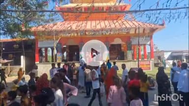 सुपौल: हरदी दुर्गा स्थान में दुर्गा पूजा की छठी पर उमड़ी श्रद्धालुओं की भीड़