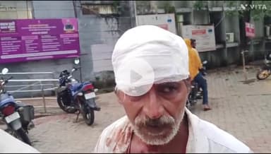 बांसवाड़ा: शहर के नया बस स्टैंड पर निजी बस के कंडक्टर के सिर पर टायर रिपेयरिंग दुकान के कर्मचारियों ने मारा सरिया, एमजी अस्पताल
