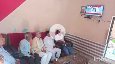 खेरागढ़: भाजपाइयों ने खेरागढ़ में जगह-जगह प्रधानमंत्री की मन की बात सुनी