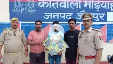 मड़ियाहू: ग्राम फुलवारी में LED लाइट लगी पतंग उड़ाकर ड्रोन उड़ाने की अफवाह फैलाने वाले 3 व्यक्तियों को किया गया गिरफ्तार