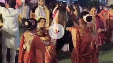 बीना: रेलवे बाईपास रोड स्थित स्कूल प्रांगण में भव्य गरबा महोत्सव का आयोजन, गरबा और डांडिया की हुई शानदार प्रस्तुति