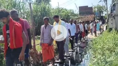 हरनौत: लोहरा गांव के महादलित टोला में नाली का पानी निकास नहीं होने से ग्रामीणों को आवागमन में हो रही है परेशानी#janshamashya#
