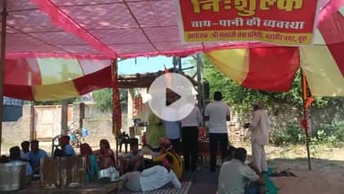 श्री बालाजी सेवा समिति महावीरनगर चुरु द्वारा सालासर पैदल यात्री के लिए भण्डार लगाया गया है