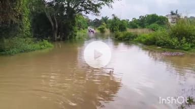 जगदलपुर: लगातार बारिश से गोरियाबहार नाला उफान पर, जगदलपुर–धुरगुड़ा मार्ग हुआ बाधित