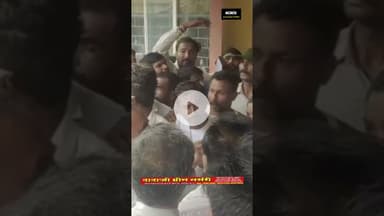 पंधाना थाने का घेराव.तार चोर को किसानों नें रंगे हाथों पकड़ा.गैंग का पर्दाफाश की मांग.