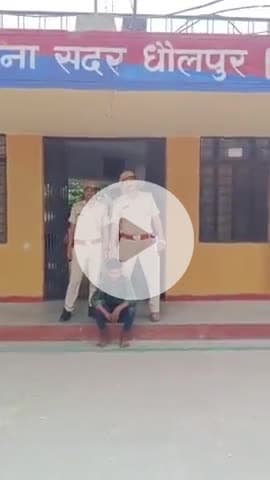 धौलपुर: तोर गांव के पास पुलिस ने अवैध हथियार सहित एक युवक को किया गिरफ्तार, कब्जे से हथियार और कारतूस बरामद