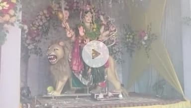 सागर नगर: अष्टमी पर माता के शेरों का भव्य नृत्य, शहर के पंडालों में उमड़ी श्रद्धालुओं की भीड़