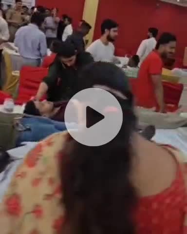 जगाधरी: नशा मुक्ति यमुनानगर को लेकर यमुनानगर पुलिस ने पार्कर पैलेस में रक्तदान शिविर का किया आयोजन