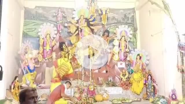 পটাশপুর ১: পাহাড়পুর সার্বজনীন দুর্গোৎসব সমিতির দুর্গোৎসবে আজ উপস্থিত পঞ্চায়েতের সমিতির সহ সভাপতি পীযুষ কান্তি পণ্ডা
