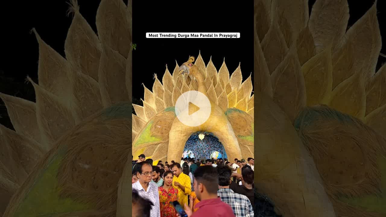 Durga Maa Pandal | Prayagraj #prayagraj #trendingshorts #durgapandal #explorepage