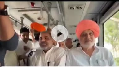 जगाधरी: रादौर से इलेक्ट्रिकल एसी लोकल बस सेवा शुरू, हरियाणा के कृषि मंत्री श्याम सिंह राणा ने दिखाई हरी झंडी