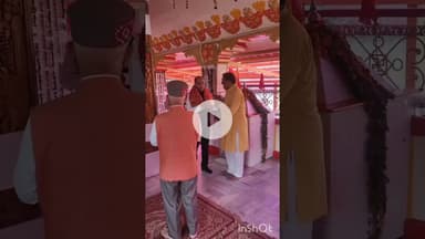 सोलन में नेता प्रतिपक्ष जयराम ठाकुर, बलदेव तोमर ने  माता शूलिनी मंदिर में नव्या आज शीश #solan #shoo