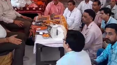 जगाधरी: आजाद आश्रम पहुंचे सरस्वती हेरिटेज बोर्ड के सीईओ, एसडीएम के साथ की बैठक