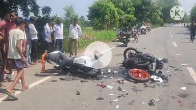 चंडी: दौलतपुर गांव के पास दो बाइकों की टक्कर में दो की मौत, तीन घायल