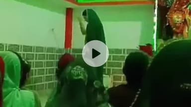 खंडवा नगर: गरबा खेलते हुए युवती की मौत: पति संग 'ओ मेरे ढोलना' गाने पर नाचते हुए अचानक गिरी