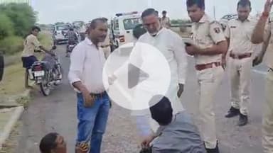 दीगोद: ऊर्जा मंत्री हीरालाल नागर ने मानवता की मिसाल पेश करते हुए सिमलिया जाते वक्त दुर्घटना में घायल को पहुँचाया अस्पताल