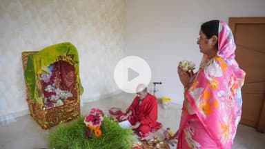 कोडरमा: केंद्रीय मंत्री अन्नपूर्णा देवी ने चाराडीह स्थित आवास पर मां महागौरी की पूजा कर सुख-समृद्धि की कामना की