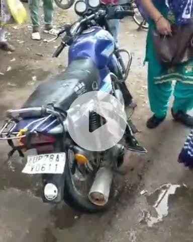 बिल्हौर: बिल्हौर में ट्रक ने बाइक सवार को मारी टक्कर, महिला की हालत गंभीर