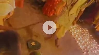 नामकुम: केतारी बागान स्थित दुर्गा पूजा पंडाल में पारंपरिक रूप से संधि पूजन का धार्मिक अनुष्ठान किया गया