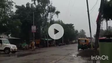 कलान: कलान क्षेत्र में रिमझिम बारिश से किसानों की चिंता बढ़ी, आलू की फसल की बुवाई रुकी, धान की कटी फसल पानी में डूबी