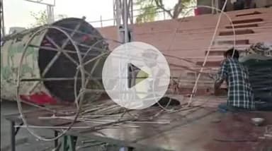 बाड़मेर: विजयदशमी पर दशहरा महोत्सव का आयोजन शहर के आदर्श स्टेडियम में होगा, दशहरा के लिए पुतले हो रहे हैं तैयार