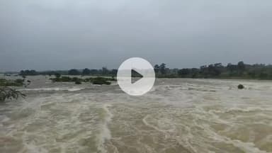 కౌలాస్ నాల  ప్రాజెక్ట్  ఒక  గేటు ఎత్తివేత