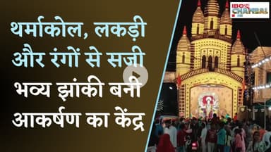 Guna: कोलकाता की दक्षिणेश्वरी काली मंदिर की तर्ज पर लगी झांकी ने जीता श्रद्धालुओं का दिल |