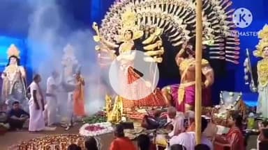 সারেঙ্গা: খামানি জগদানন্দ আশ্রমে 'শত হস্ত শত মস্তক' দেবী দুর্গার দর্শনের জন্য দুর দুরন্ত থেকে আসছেন ভক্তরা
