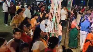 कांके: धुर्वा स्थित पंचवटी दुर्गा पूजा समिति द्वारा डांडिया कार्यक्रम का आयोजन