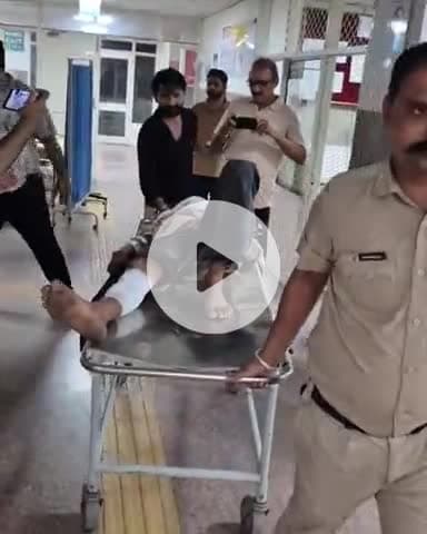 जगाधरी: भगवानपुर: स्नैचिंग कर भाग रहे 2 अपराधी पुलिस द्वारा पकड़े गए, बाइक स्लिप होने से सड़क पर गिरे