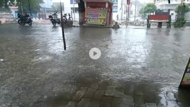 नगर में बदला मौसम का मिजाज,रिमझिम बारिश से मौसम हुआ सुहाना,गर्मी से मिली राहत।