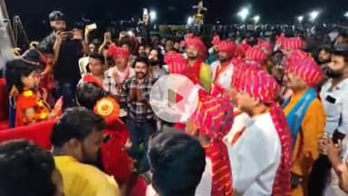 सागर नगर: दुर्गा सप्तमी पर विजयादशमी पर्व मनाया गया, सदर के कजलीवन मैदान में 41 फुट रावण का दहन, नरयावली विधायक शामिल