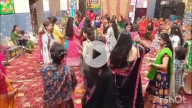 चूरू: चूरू में छह न्याती ब्राह्मण महासंघ की जिला महिला इकाई द्वारा डांडिया महोत्सव का आयोजन