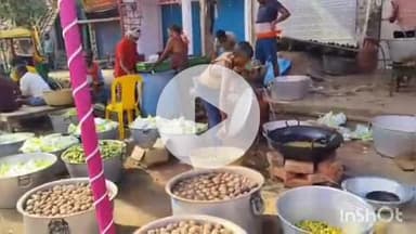 अरवल: सब्जी बाजार, अरवल में दुर्गा पूजा समिति द्वारा विशाल भंडारे का आयोजन